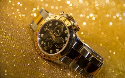 Rolex flonkerend in de nieuwe lentezon
